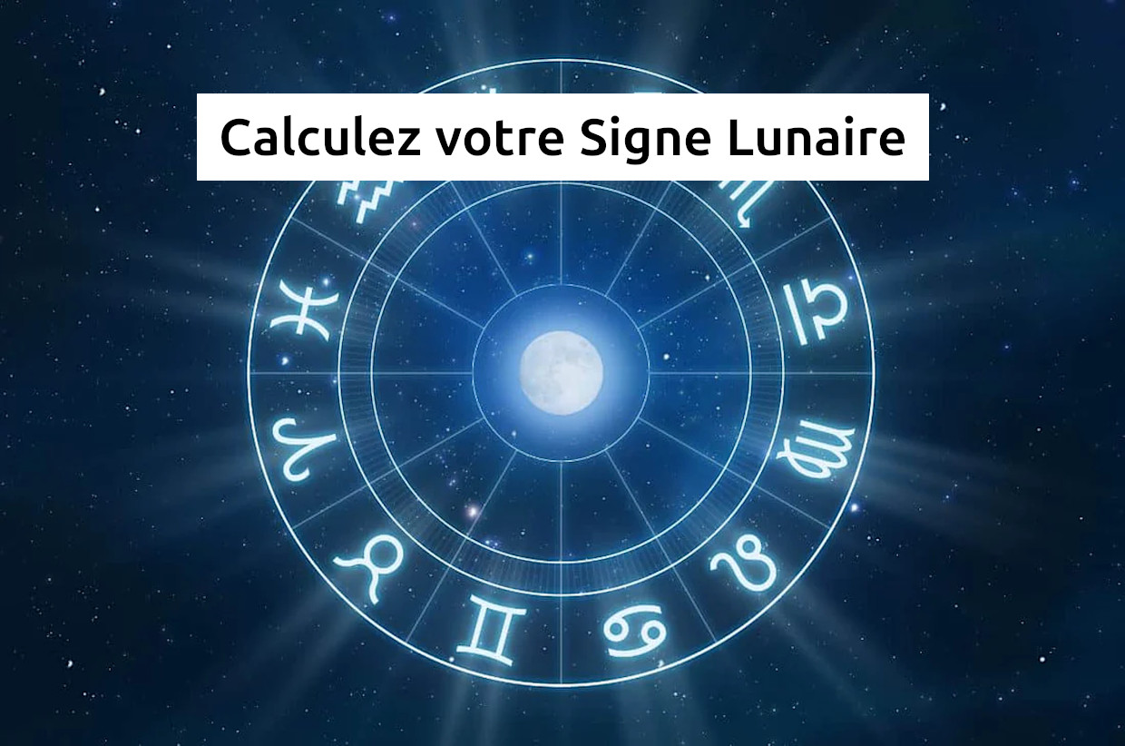 Signe Lunaire ⇒ CALCUL en ligne & Signification Astrologique